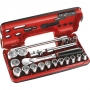 Cliquet et douilles 1/2'' coffret de 20 pièces SL.DBOX1PB